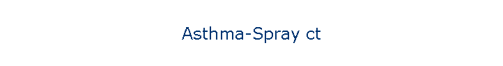 Asthma-Spray ct
