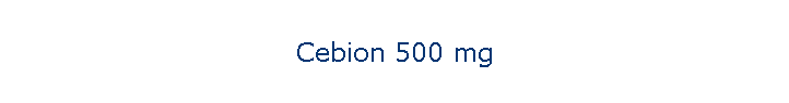 Cebion 500 mg