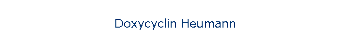 Doxycyclin Heumann