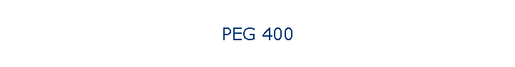 PEG 400