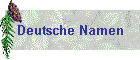 Deutsche Namen